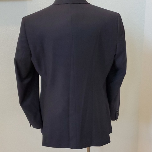 Ted Baker London Endurance Navy Blue Pinstripe Suit 40R/33R - Picture 4 of 7